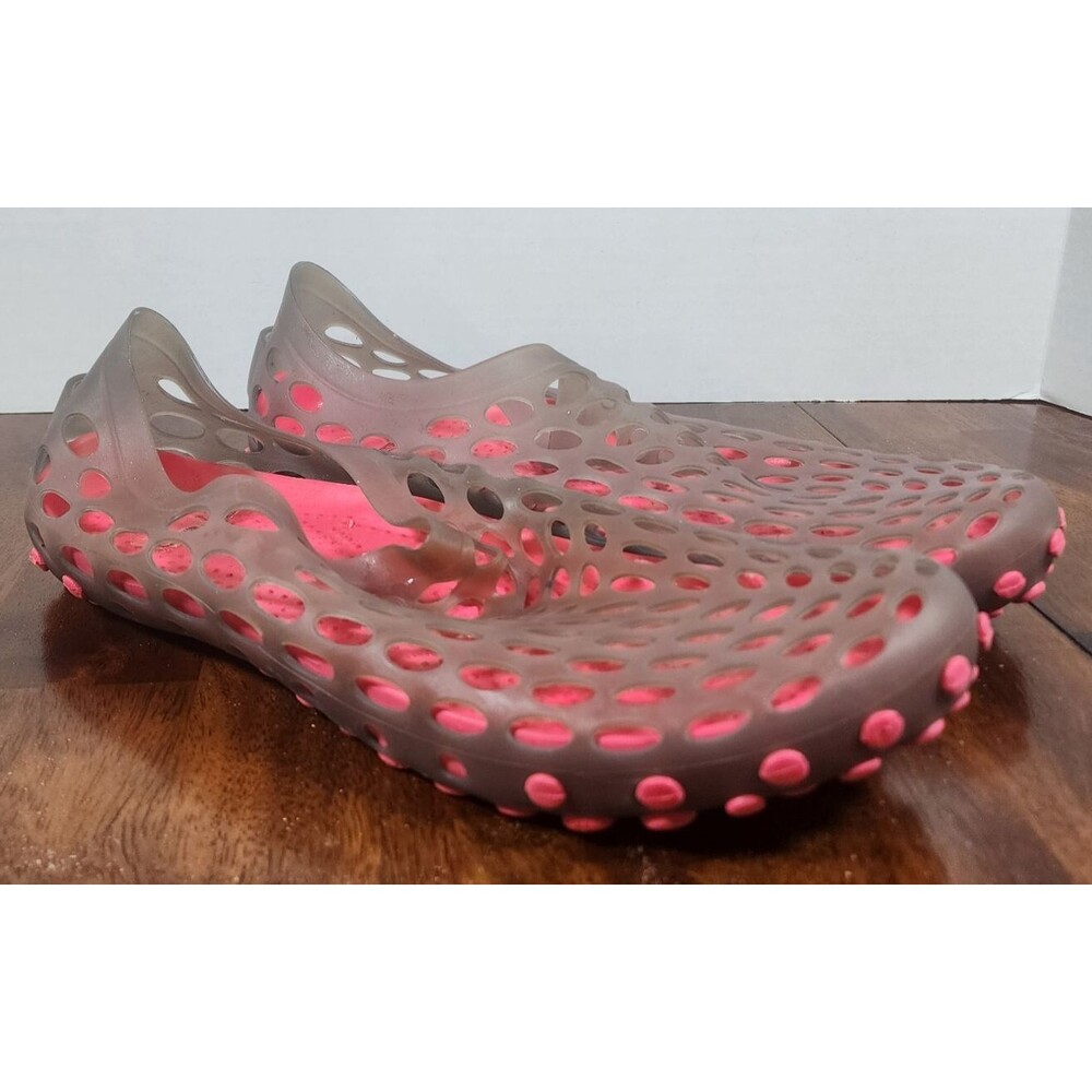 Men's Pull-on Water Shoes Pink Grey Size 11 - 12